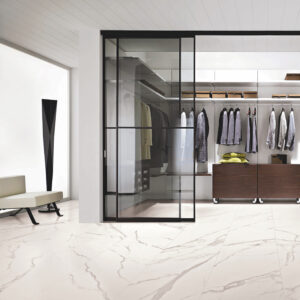 Cashmere Statuario Tile in Closet