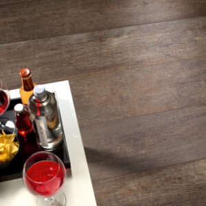 Epoque Brown porcelain tile floor