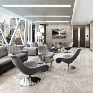 Mayfair Stella Argento porcelain tile lifestyle